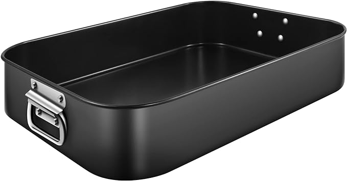 Lasagna Pan Deep, Baking Pan for Oven, 16x12x3 Inch Baking Dishes for Oven, Roasting Pan Brownie