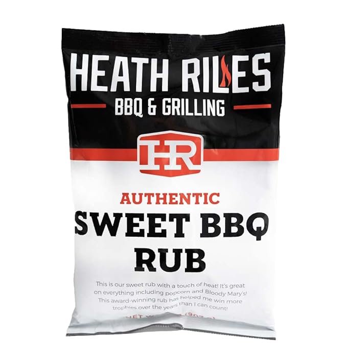 Heath Riles BBQ Rub - Sweet Seasoning, Champion Pitmaster Recipe, Legendary Rubs For Smoking &