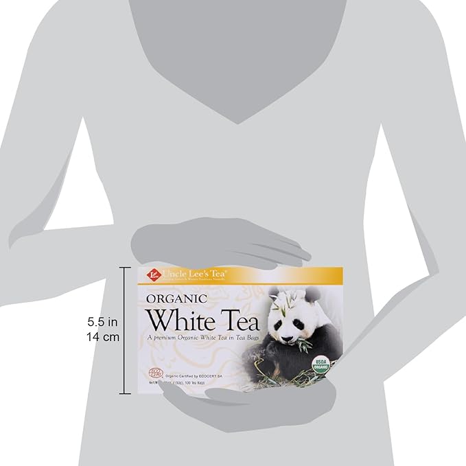 Uncle Lee's Organic White & Green Tea Variety 2-Pack (206 Individually Wrapped Bags) – Lightly