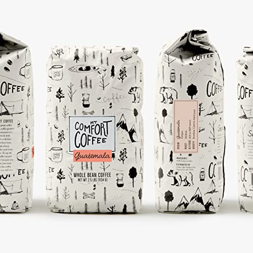 Mt. Comfort Coffee Guatemala Medium Roast, 2.5lb - Sourced From Small, Guatemalan Coffee Farms