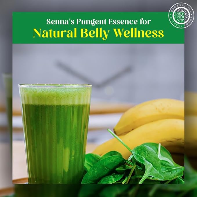Pride of India | Senna Whole Leaf Powder 8 oz (227 gm) | Bitter & Pungent | Add it to smoothies