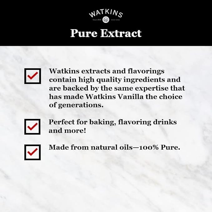 Watkins Pure Almond Extract, 4 Fl Oz (Pack of 3)