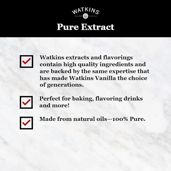Watkins Pure Almond Extract, 4 Fl Oz (Pack of 3)