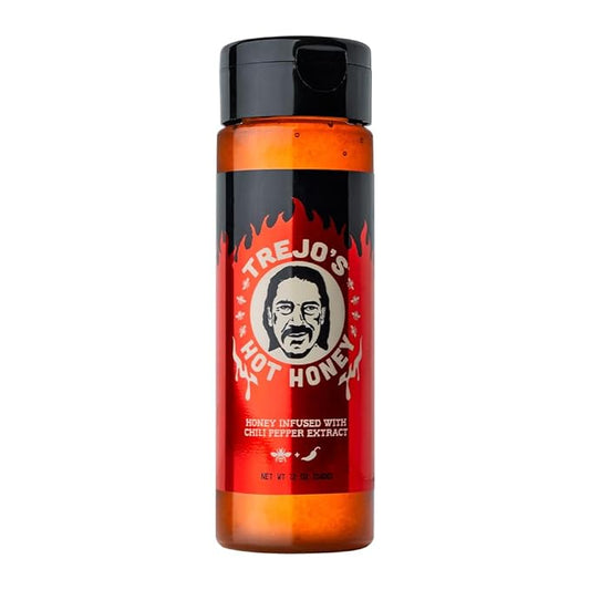 Trejo's Tacos Hot Honey | Sweet and Spicy Honey Hot Sauce | Infused with Chili Pepper Extract |
