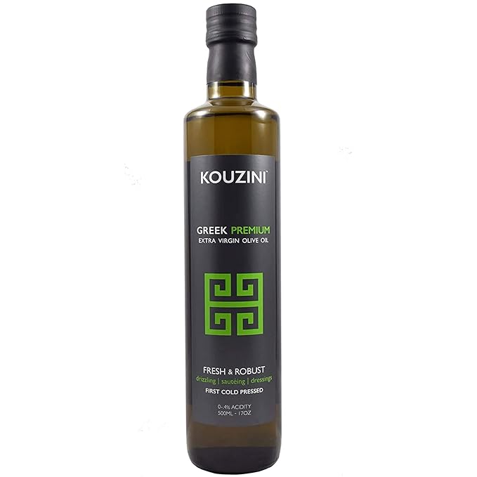 Kouzini Greek Premium Extra Virgin Olive Oil, Cold Pressed, Single Origin, Rich Flavor & Aroma