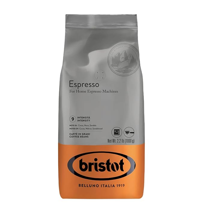 Bristot Espresso Beans ??Medium Roast Italian Whole Bean Coffee ??For Home Espresso Machines ??2.2