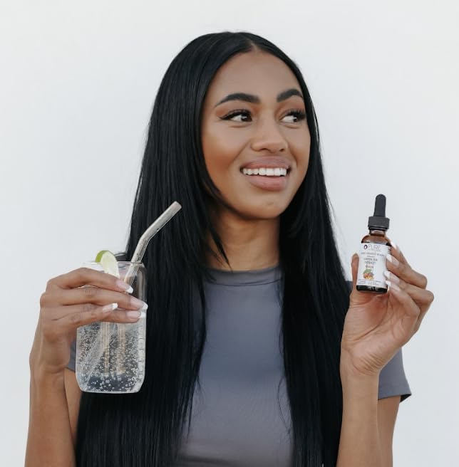 Pure Inventions - Green Tea Raspberry & Peach Water Infusion Drops -Antioxidants & Electrolytes