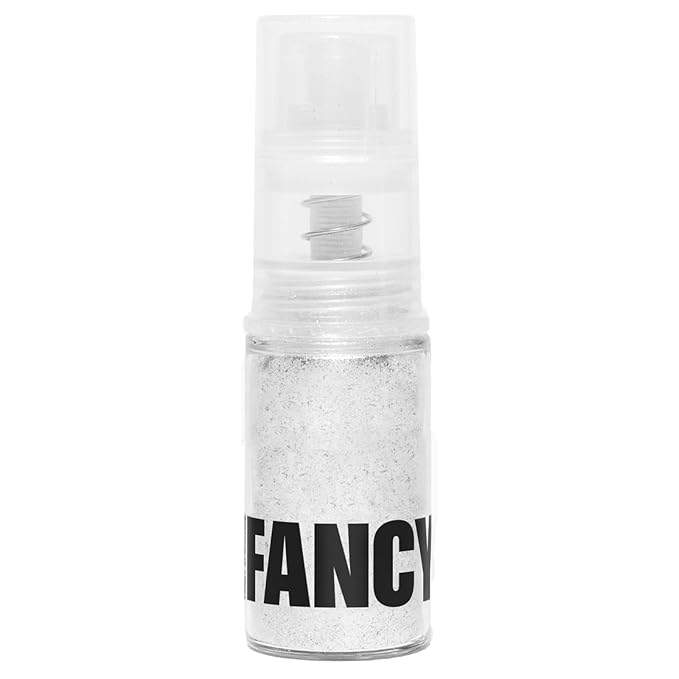 Fancy Sprinkles Diamond White Edible Glitter Premium Edible Glitter Spray for Sparkling Food &