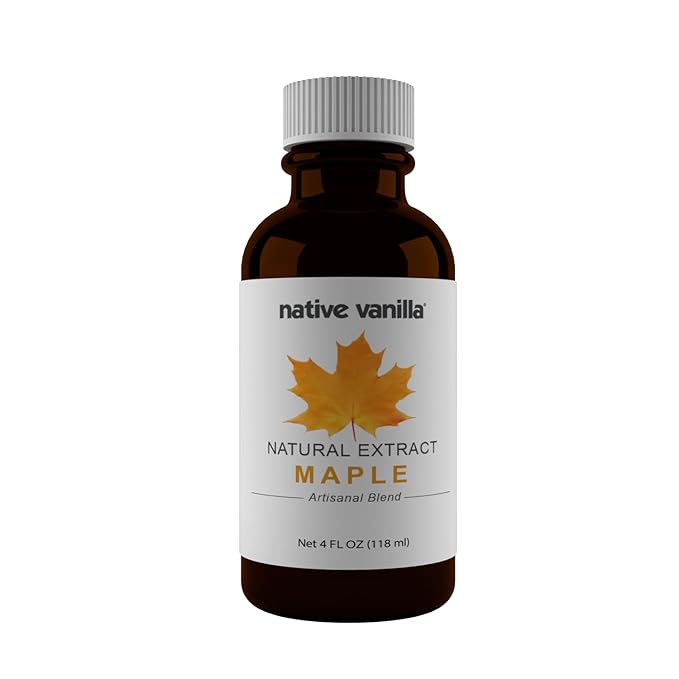 Native Vanilla - Pure Maple Extract - 4 Fl Oz - Pure Flavors and Extracts - Perfect for Cooking