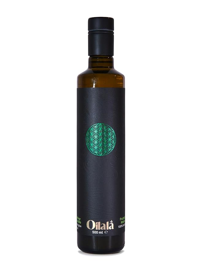 Oilala Extra Virgin Olive Oil, Robust Flavor, Polyphenol Rich, filtered,Italian, From Select