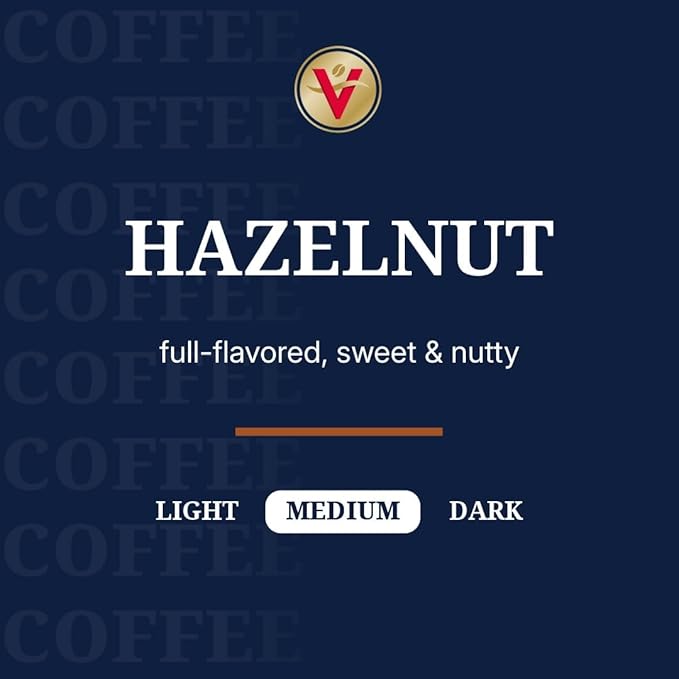 Victor Allen's Coffee Hazelnut Flavored, Medium Roast, 42 Count, Single Serve Coffee Pods for