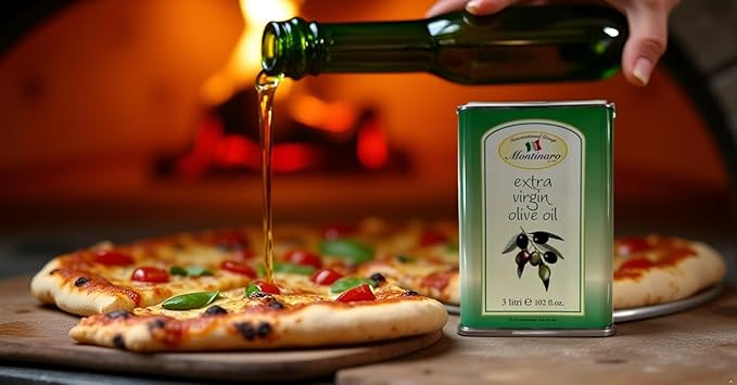 Montinaro Italian Extra Virgin Olive Oil ??Cold-Pressed EVOO from Puglia ??3L (101 fl oz) Tin