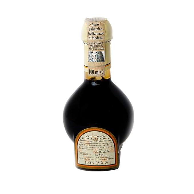 Balsamic Vinegar of Modena Traditional 12 year old DOP certified. Aceto Balsamico Tradizionale