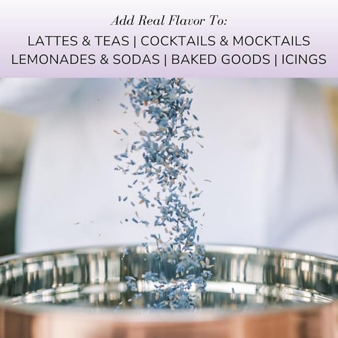 Sonoma Syrup Co. Lavender Infused Simple Syrup 12.7 fl oz | for Coffee, Cocktails, and Cooking |
