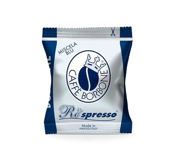 Caffe Borbone Nespresso Compatible Coffee Pods, Blue Blend, Freshly Roasted and Packaged in Italy
