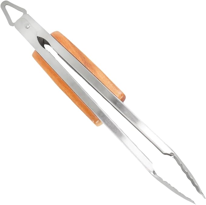 BBQ-AID Pro BBQ Tongs for Grill - 17" Professional Grade Barbecue Tongs for Cooking- Solid & Sturdy