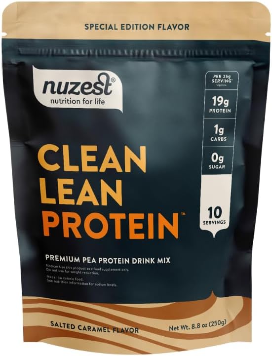 Nuzest - Pea Protein Powder - Clean Lean Protein, Premium Vegan Plant Based Protein Powder, Dairy