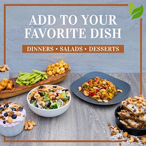 Oven Dry Roasted Fancy Cashews with Sea Salt-32 oz (2 lbs)|Whole Cashew|No Oil|No PPO|Vegan and