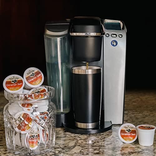 Roast Ridge Single Serve Coffee Pods for Keurig K Cup Brewers, Cinnamon Swirl, Medium Roast, 100