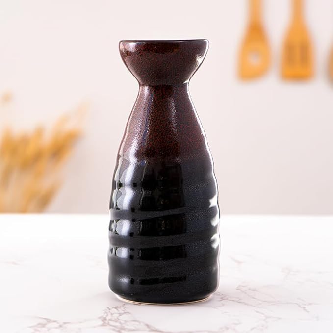 Urban Tokyo Tokkuri Porcelain Sake Bottle Server 10 fl oz Hot or Cold Sake Home or Restaurant