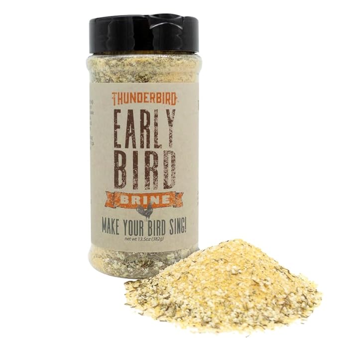 Lane's Thunderbird Early Bird Turkey Brine Mix, All-Natural Chicken Brine Seasoning for Marinating