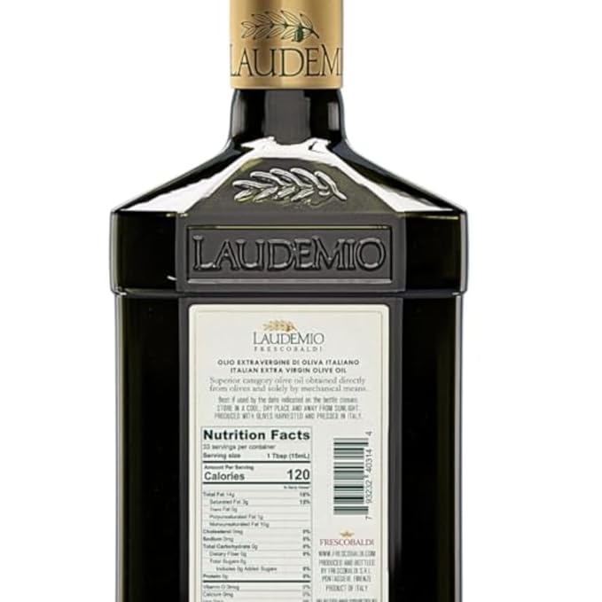 FRESCOBALDI Laudemio Extra Virgin Olive Oil, 16.9 FL Oz, 500ml, Premium, Award Winning Product of