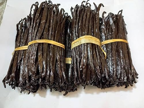 50 Vanilla Beans Grade A+, | Gourmet Whole Vanilla Bean Pods For Making Extract & Baking, Cooking