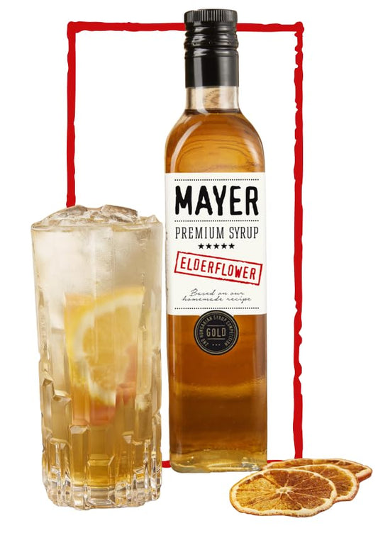 Mayer Premium Artisanal Hungarian Elderflower Syrup (Cordial) ??Award-Winning, Only Elderflowers