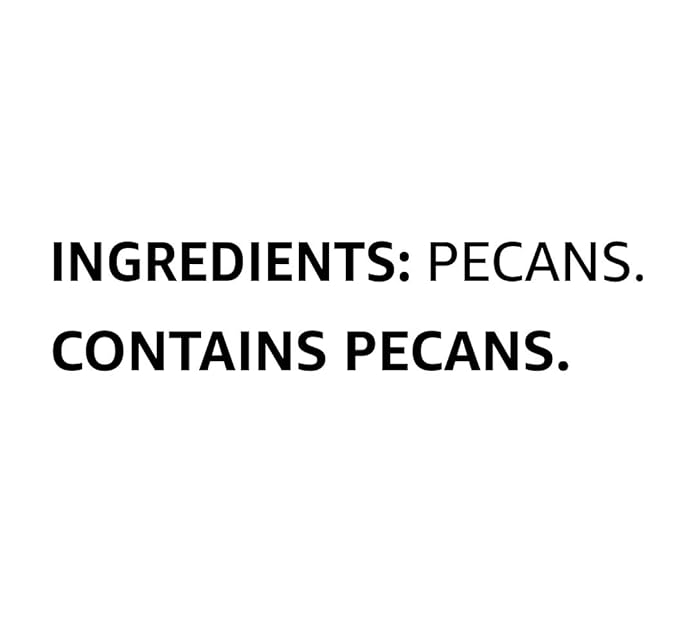 Amazon Brand - Happy Belly Pecan Halves, No Added Salt, 16 ounce (Pack of 1)
