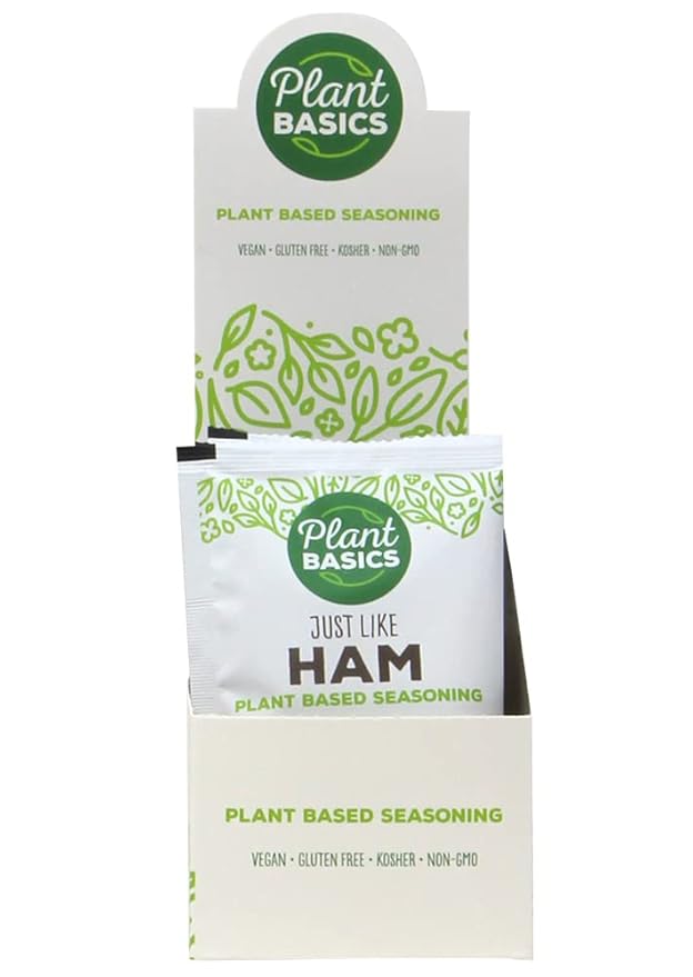 Plant Basics - Plant Based Seasoning, Just Like Ham, 2 ounce (Pack of 12), Vegan, Gluten Free