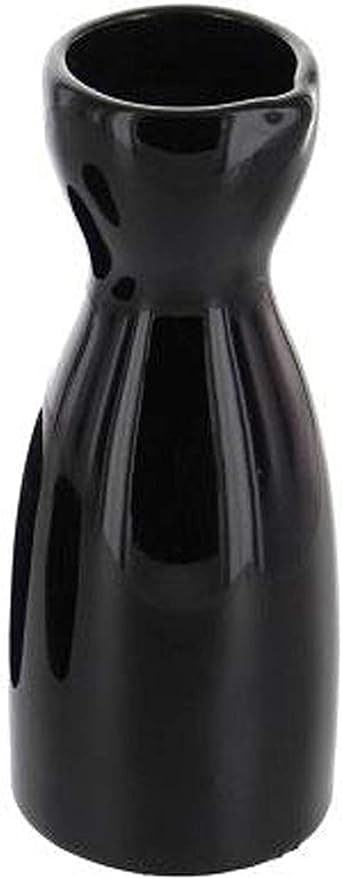 JapanBargain, Porcelain Sake Carafe Sake Bottle for Cold Sake and Hot Sake Microwave Safe (12, 4 oz