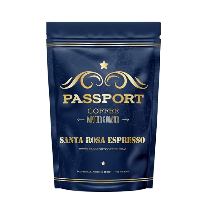 Passport Coffee Santa Rosa Espresso ??Light roast espresso blend from Ethiopia & Brazil. Flavor