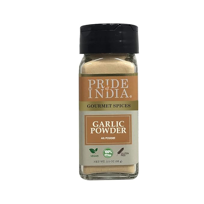 Pride of India – Garlic Fine Ground – Gourmet & Culinary Grade – Classic Seasoning to