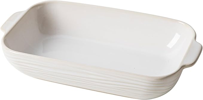 Casserole Dishes for Oven, 9 x 8 inch Ceramic Baking Dish, 17 Oz Rectangular Deep Lasagna Pan