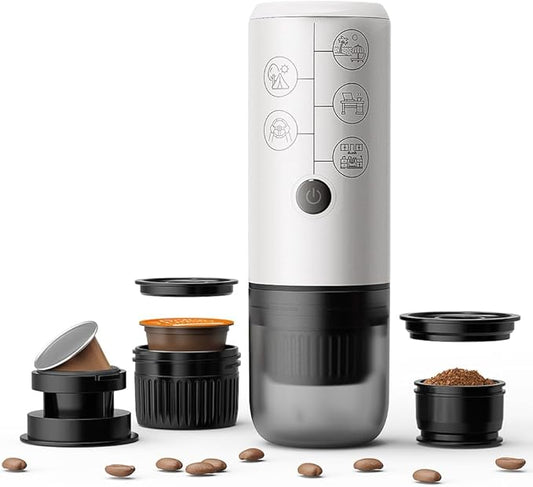 BENFUCHEN 3-in-1 Portable Espresso Machine With NO Heating Function, Type-C Charging Electric