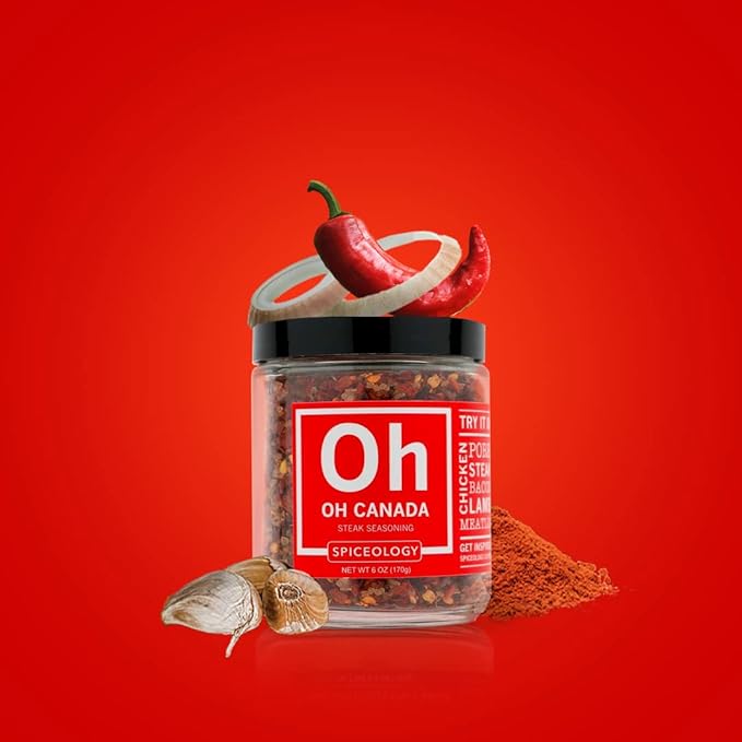 Spiceology - Oh Canada Steak Seasoning - All-Purpose BBQ Rubs, Spice Blends and Seasonings - Use
