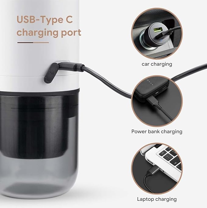 BENFUCHEN 3 in 1 Portable Espresso Machine With NO Heating Function, Type-C Charging Electric