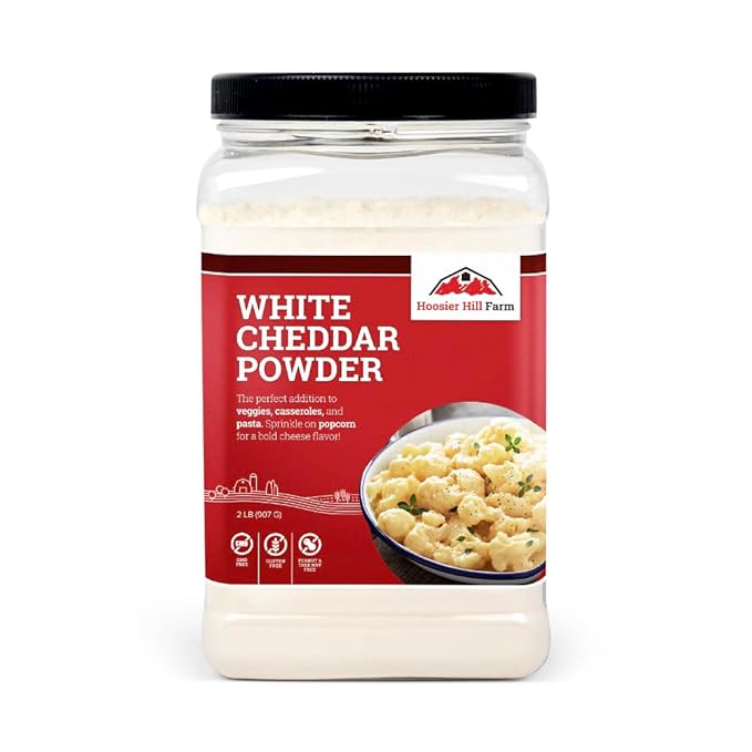 Hoosier Hill Farm White Cheddar Cheese Powder, 2LB (Pack of 1)