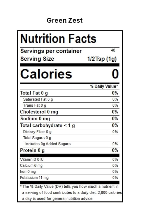 DAK's Spices Green Zest Seasoning Blend | 100% Salt & Sugar Free | Premium & Healthy Seasoning |