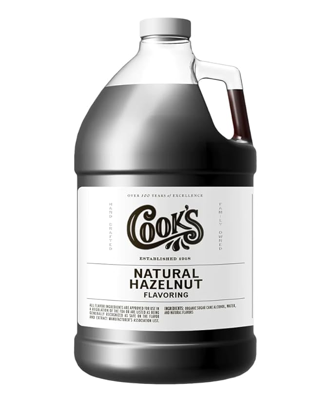 Cook's, Pure Hazelnut Flavor, Perfect for Baking and Cooking, Certified Kosher, Gluten Free