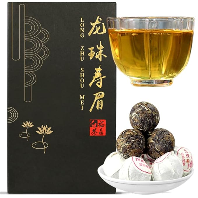 Yuexi Shou Mei White Tea Pearls 2013 Yr Chinese Tea Fuding Aged White Tea Dragon Ball Shou Mei Tea