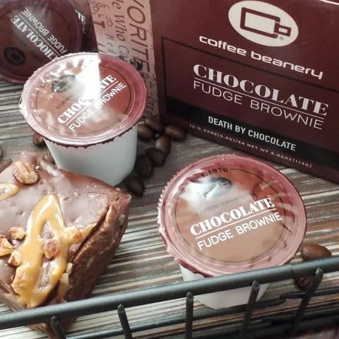 Chocolate Fudge Brownie Coffee Pods by Coffee Beanery | 12ct Medium Roast Arbica Coffee
