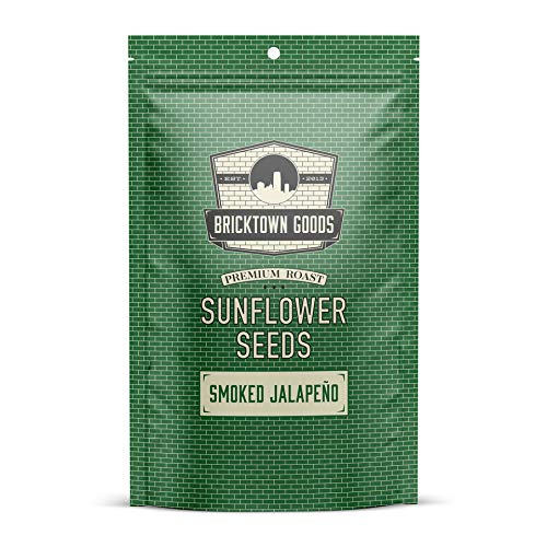 Bricktown Goods Smoked Jalapeno Flavored Sunflower Seeds - Boldly Seasoned and Roasted In-Shell