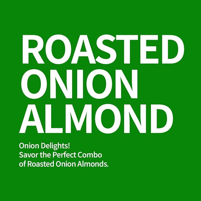 [Official Gilim HBAF] Korean Roasted Onion Seasoned Almonds Nut Protein Snack | Nutritious Enery