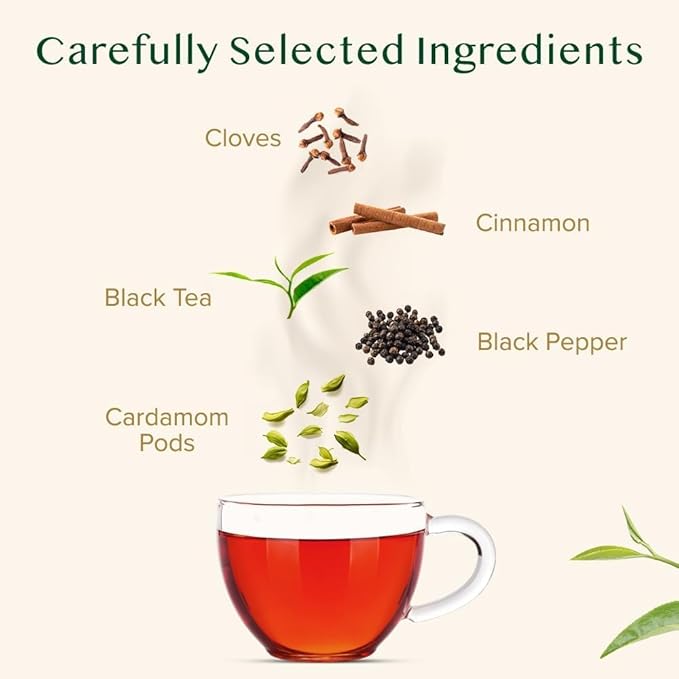VAHDAM, India's Original Masala Chai Tea Loose Leaf (50 Cups/3.53oz) Blend Of Black Tea, Cinnamon