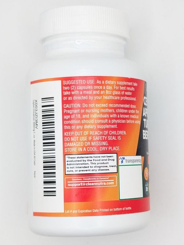 Clean Nutraceuticals Ceylon Cinnamon Turmeric Apple Cider Vinegar Ginseng Berberine Plus Bitter Melon Gymnema Milk Thistle Fenugreek - 2Pack