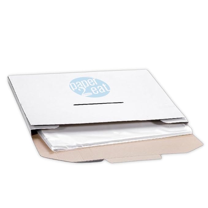 paper2eat Frosting Sheets Premium XL 11.75“ x 16.50“ (A3) - 10 Count - White Edible Icing Sheets