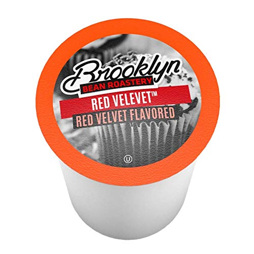 Brooklyn Beans Red Velvet Coffee Pods - Compatible with Keurig 2.0 K Cup Brewers, 40 Count