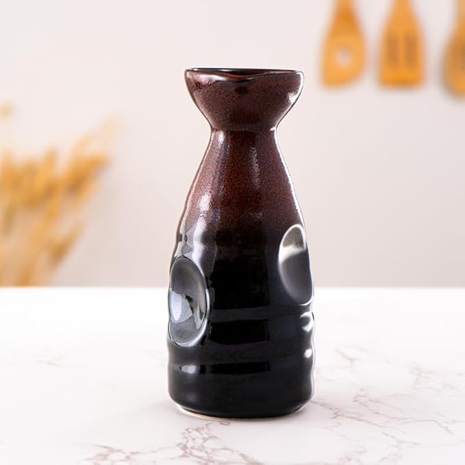 Urban Tokyo Tokkuri Porcelain Sake Bottle Server 10 fl oz Hot or Cold Sake Home or Restaurant