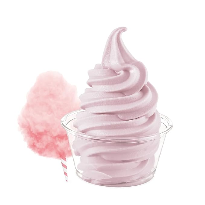 Frostline Pink Cotton Candy Soft Serve Ice Cream Mix, Lactose & Gluten Free- Just Add Water, Dairy
